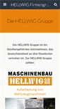 Mobile Screenshot of hellwig-gmbh.de